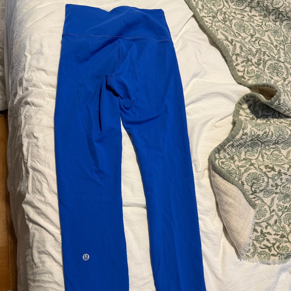 Blue Lululemon align leggings